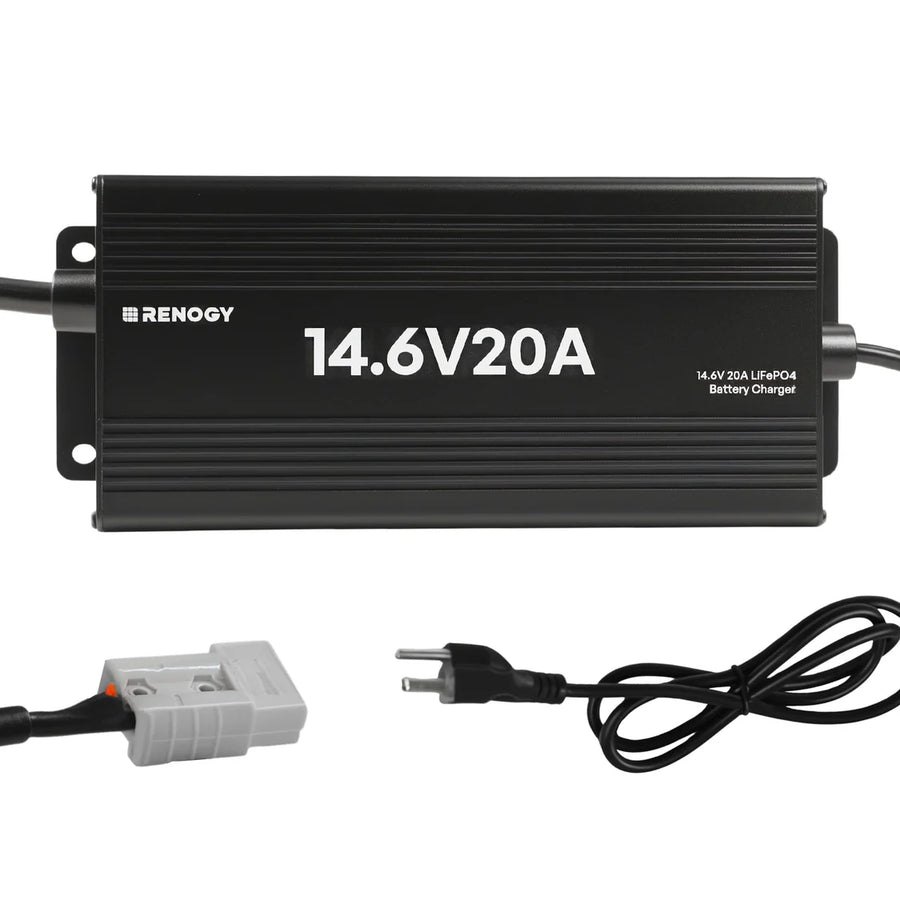 12V 20A AC-to-DC LFP Portable Battery Charger
