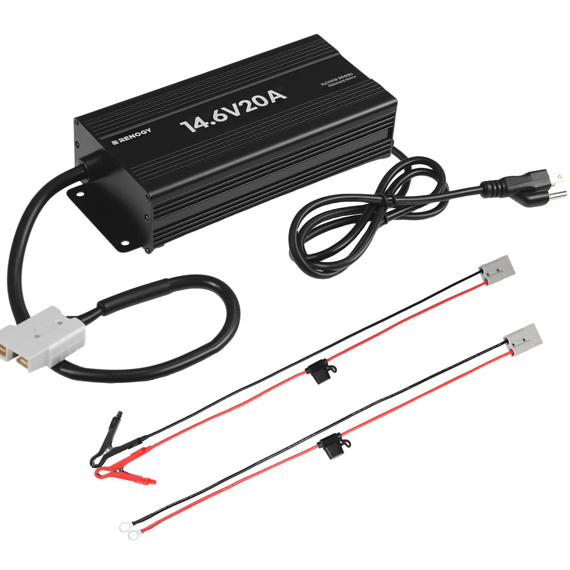 12V 20A AC-to-DC LFP Portable Battery Charger