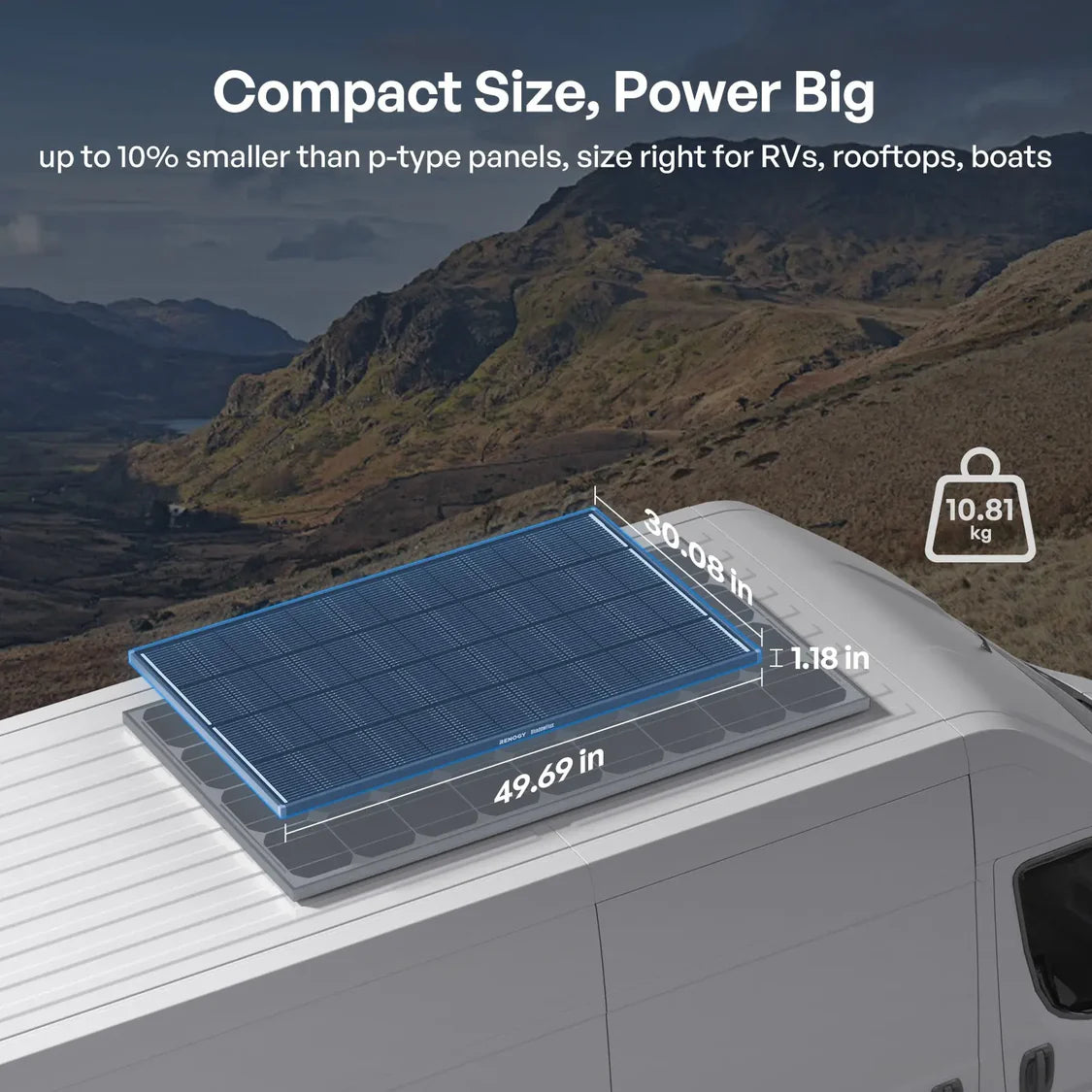 ShadowFlux™ 200W N-Type Solar Panel- Renogy