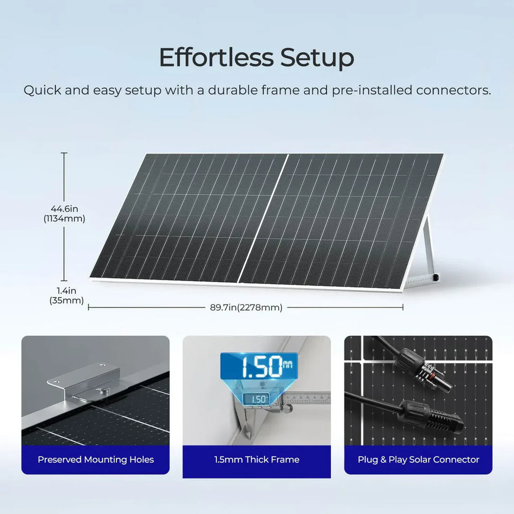 590W N-Type Bifacial Solar Panel Bundle- Renogy