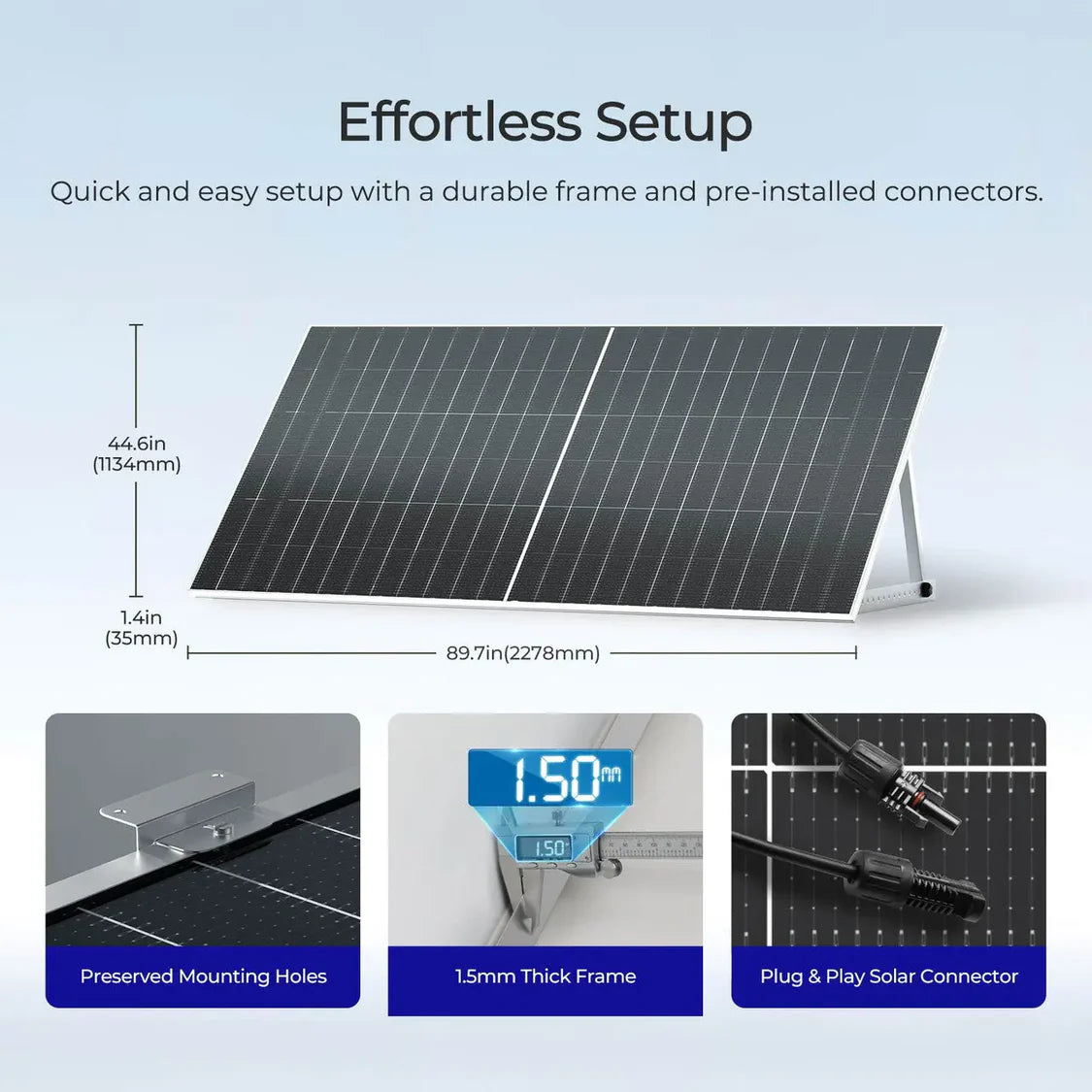 590W N-Type Bifacial Solar Panel Bundle- Renogy