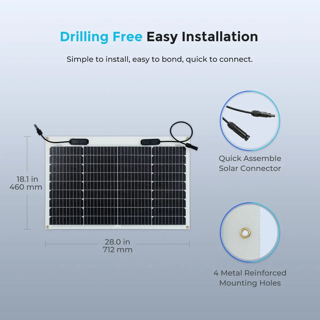 50W Flexible Solar Panel- Renogy