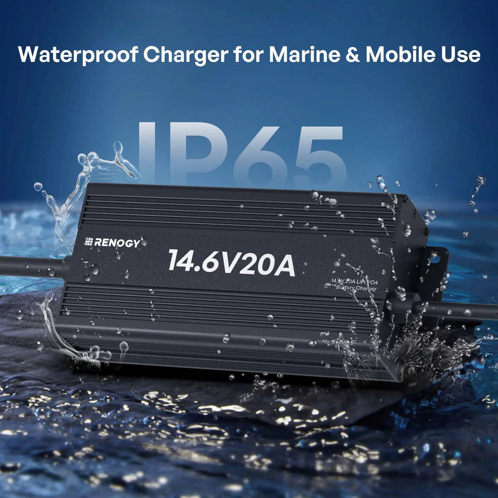 12V 20A AC-to-DC LFP Portable Battery Charger