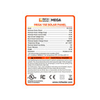 MEGA 150 | 150 Watt Solar Panel