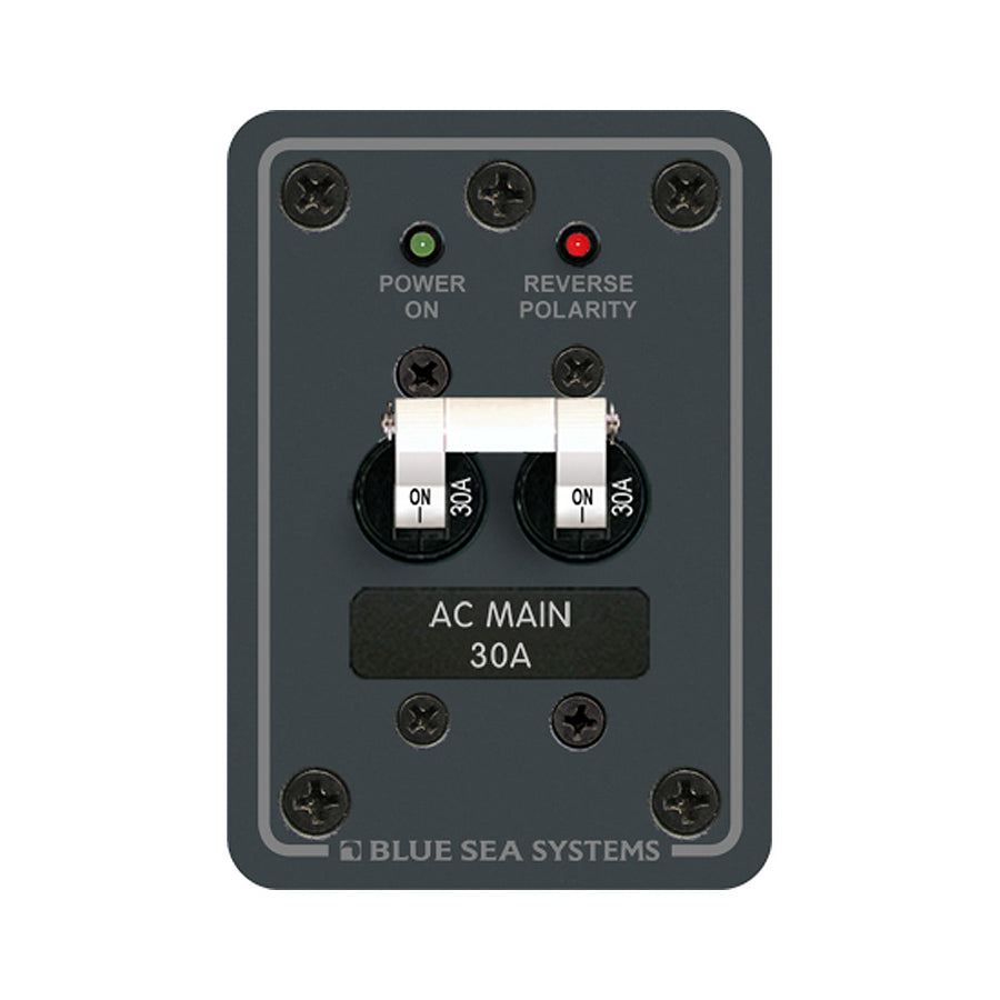 Blue Sea 8077 AC Main Only Toggle Circuit Breaker Panel 8077