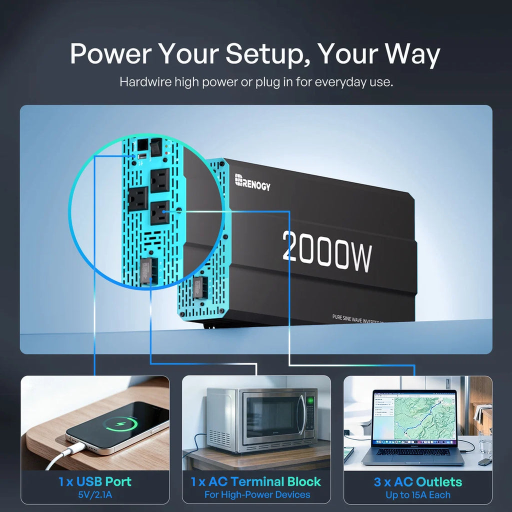 2000W 12V Pure Sine Wave Inverter