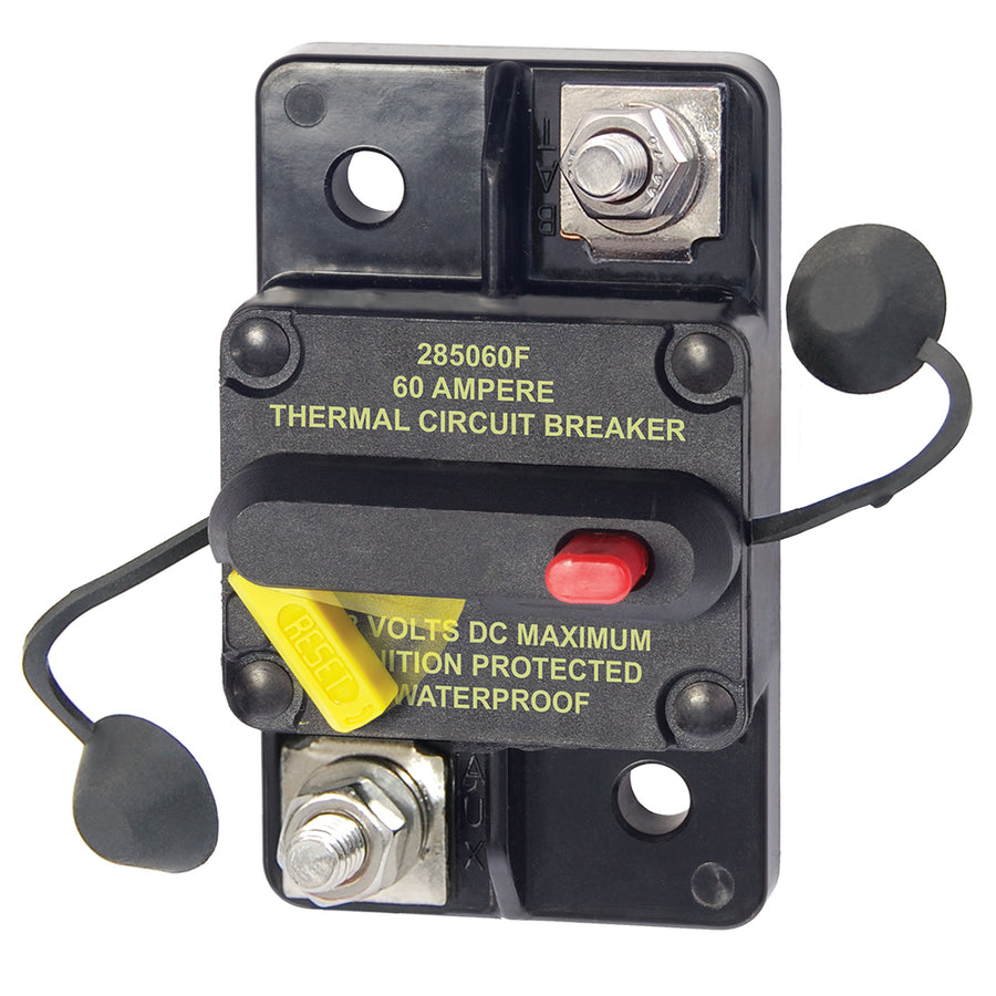 Blue Sea 7184 60 Amp Circuit Breaker Surface Mount 285 Series 7184