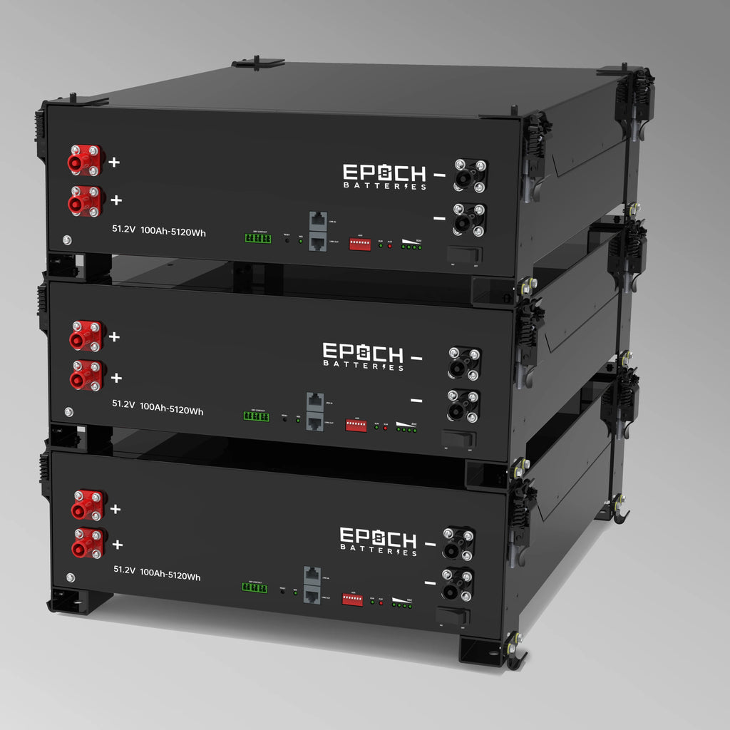 EPOCH - 48V 100Ah 5.12kWh - Self-Heating Server Rack Lithium Battery[SR48100H]