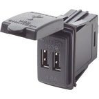 Blue Sea Dual USB Charger  24V Contura Mount 1039