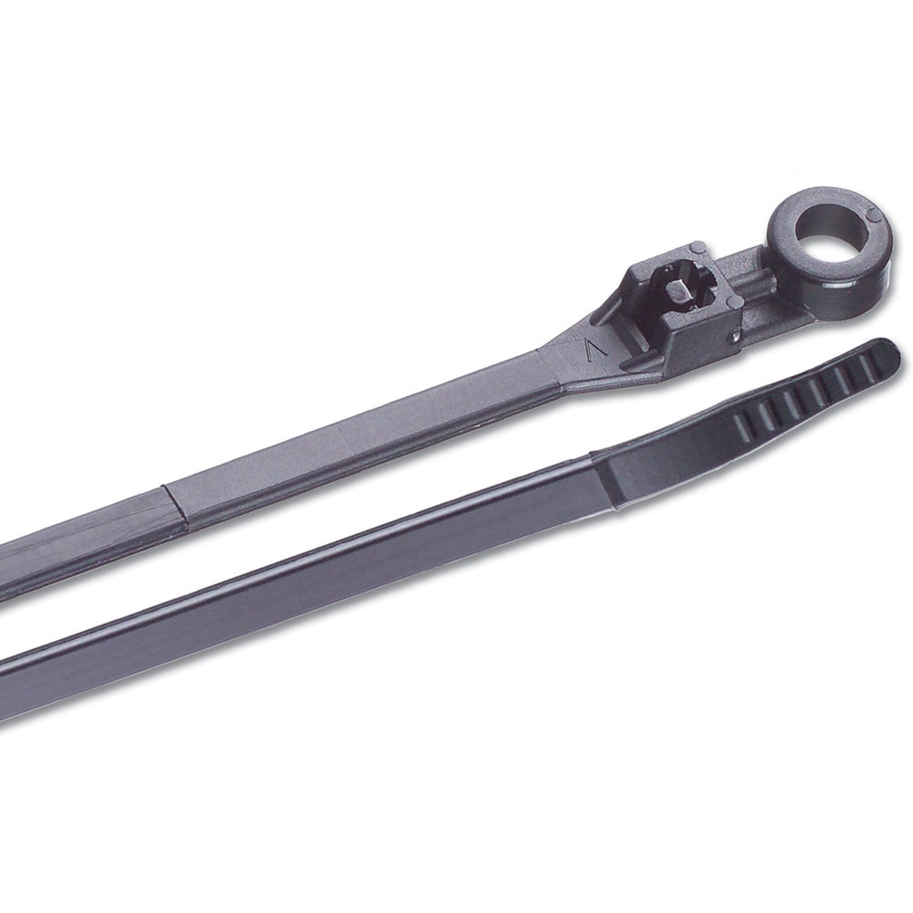 Ancor 14 UV Black Mounting Cable Zip Ties  100 Pack 199258