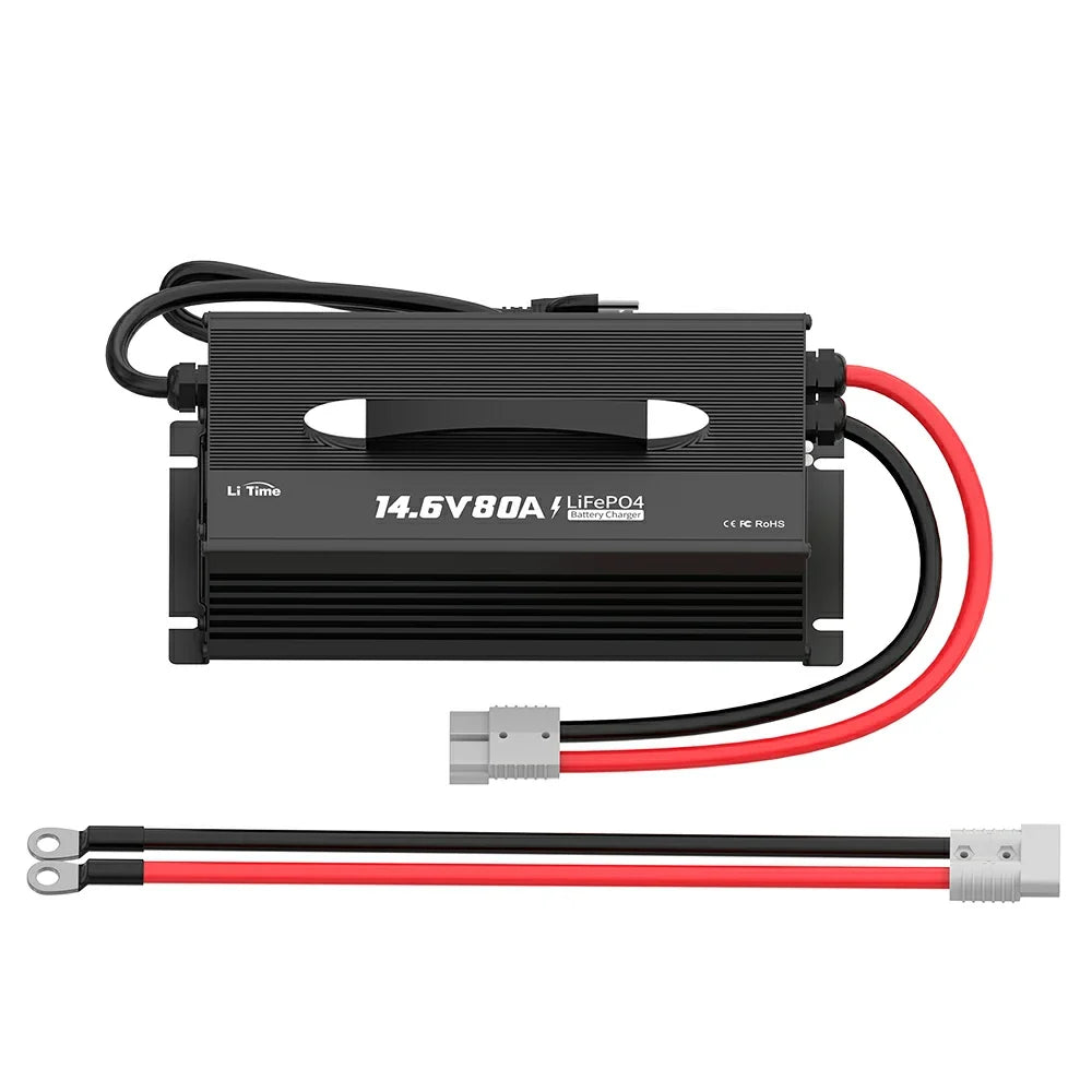 LiTime 12V 80A Smart LiFePO4 Battery Charger