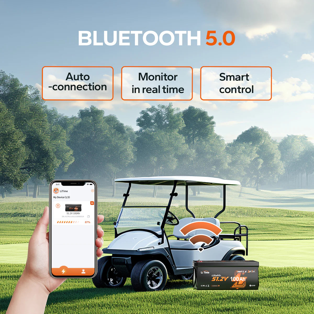 LiTime 48V 100Ah Smart | Bluetooth/GC