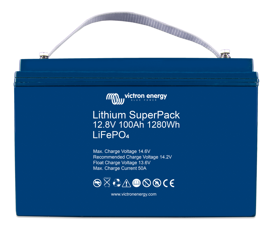 Victron Lithium SuperPack 12,8V/100Ah (M8) High Current [BAT512110710]