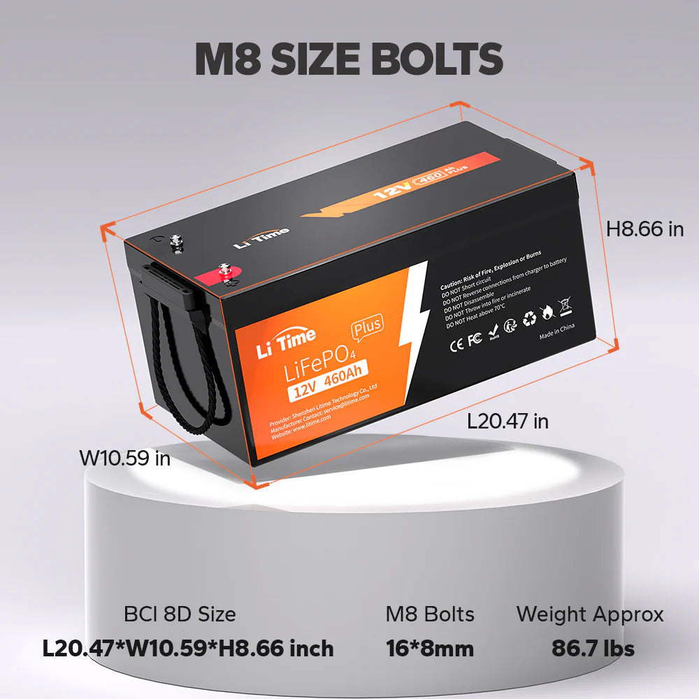 LiTime 12V 460Ah LiFePO4