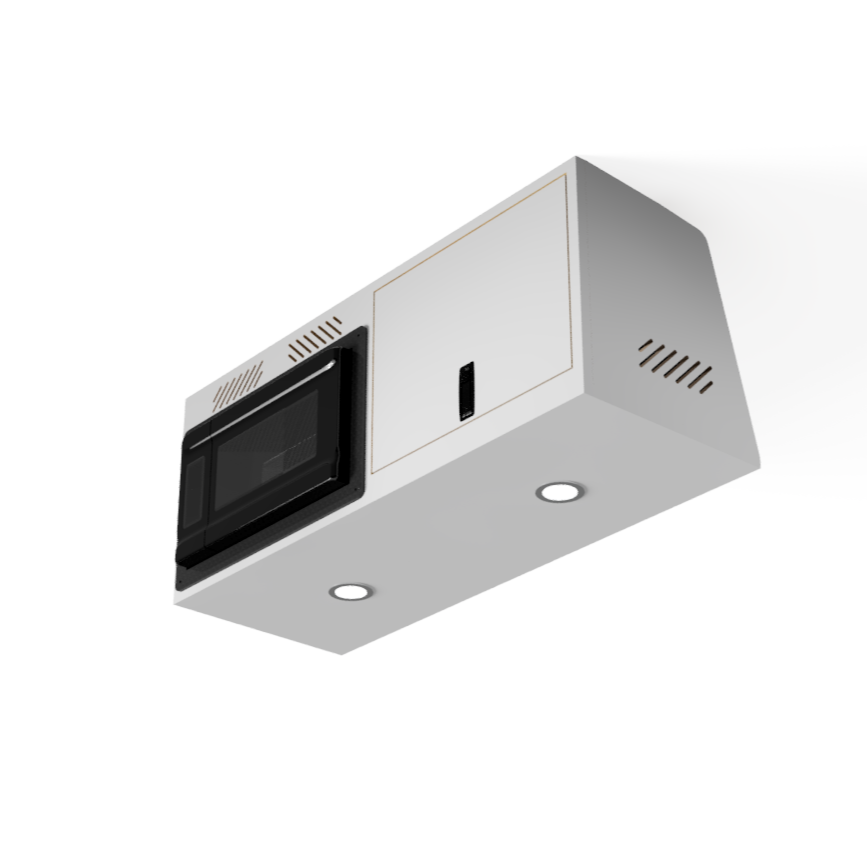 Microwave Cabinet with Storage for Sprinter, Transit and Promaster Vans