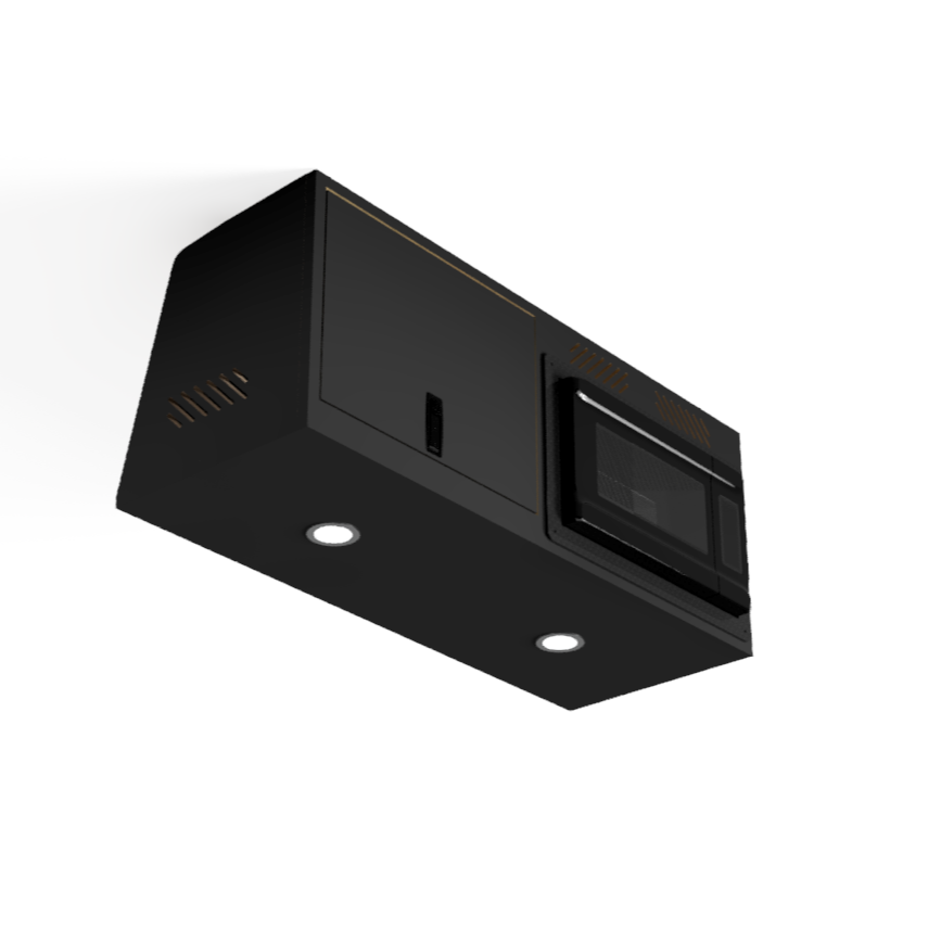 Microwave Cabinet with Storage for Sprinter, Transit and Promaster Vans