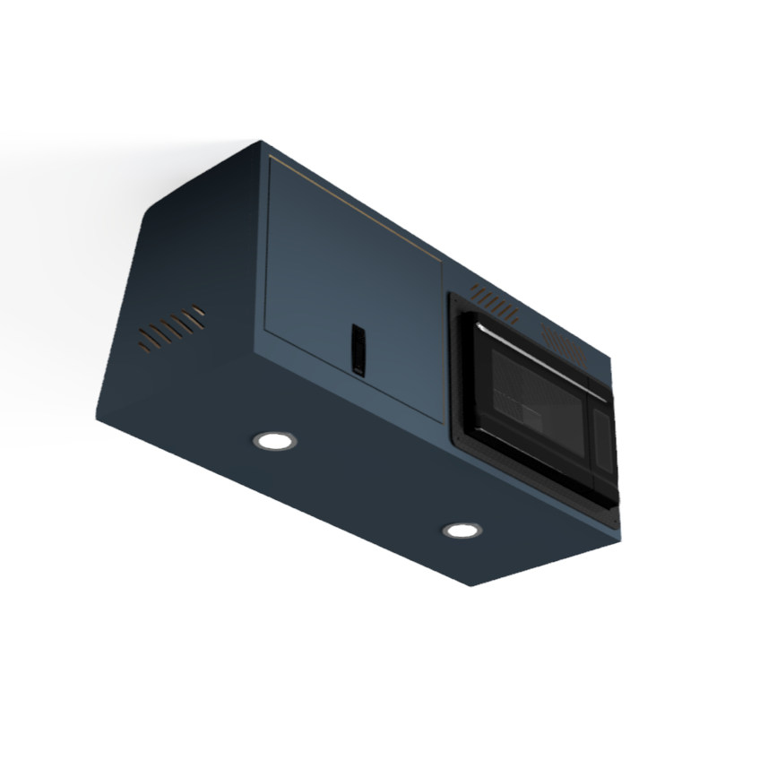 Microwave Cabinet with Storage for Sprinter, Transit and Promaster Vans