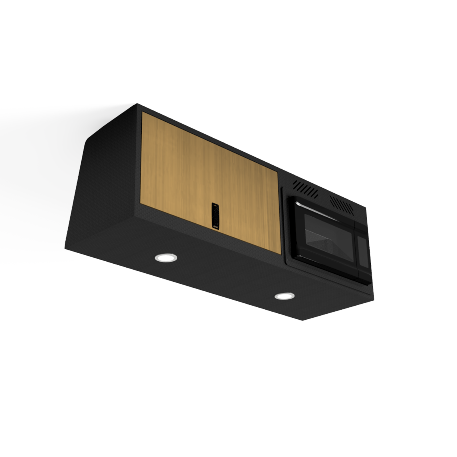 Microwave Cabinet with Storage for Sprinter, Transit and Promaster Vans