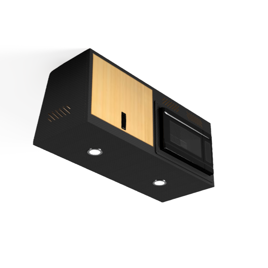 Microwave Cabinet with Storage for Sprinter, Transit and Promaster Vans