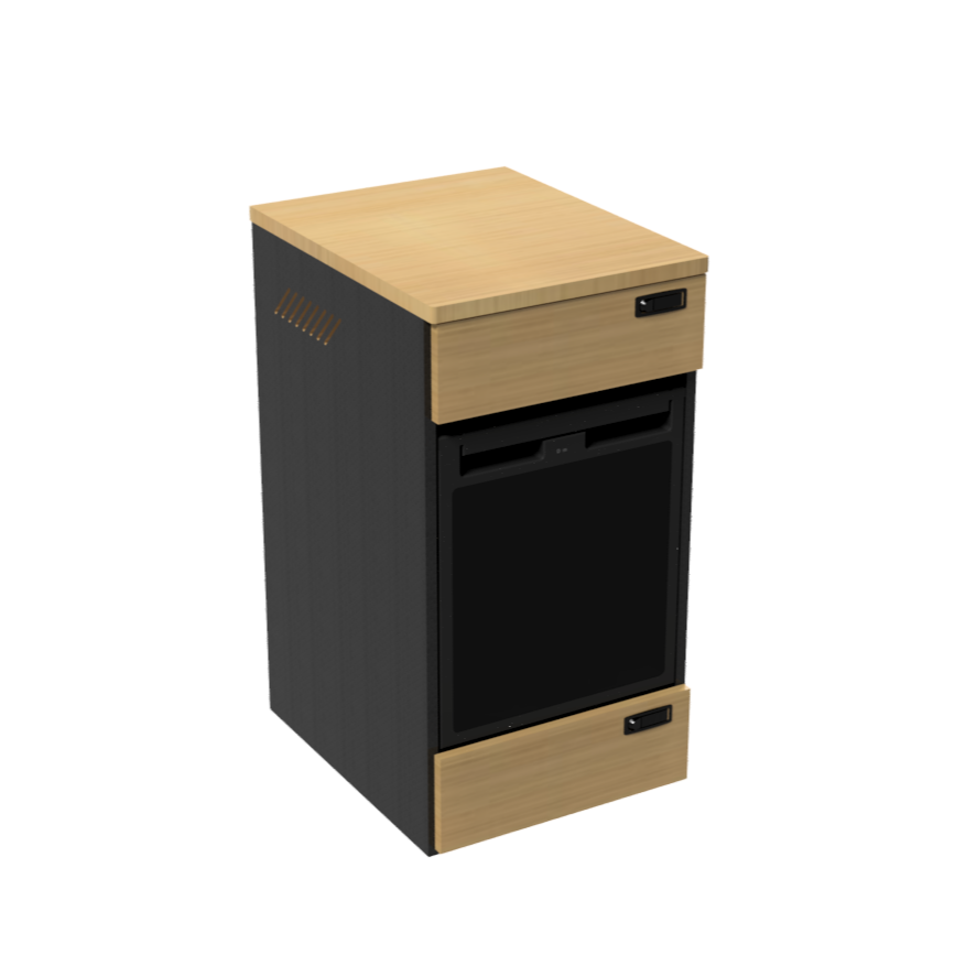 Van Kitchen Refrigerator Cabinet