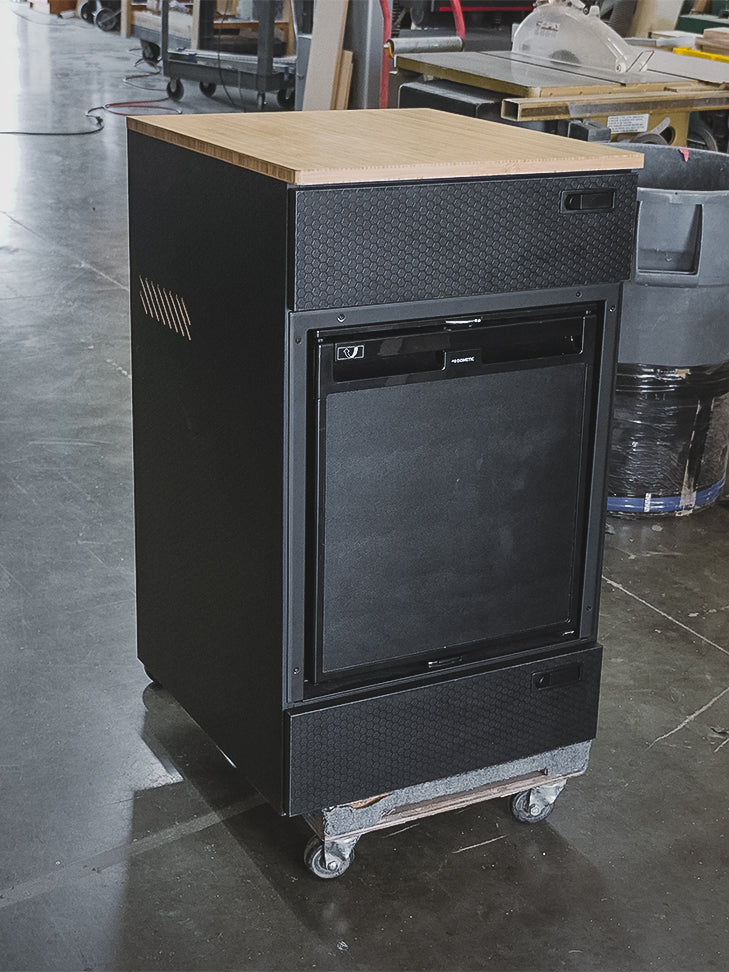 Van Kitchen Refrigerator Cabinet