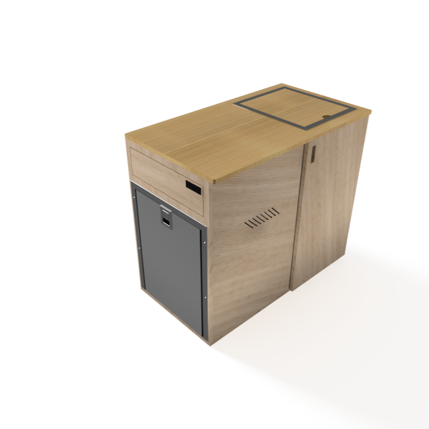 Classic Passenger Side Van Kitchen