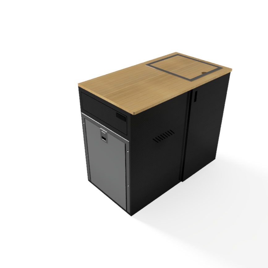 Classic Passenger Side Van Kitchen