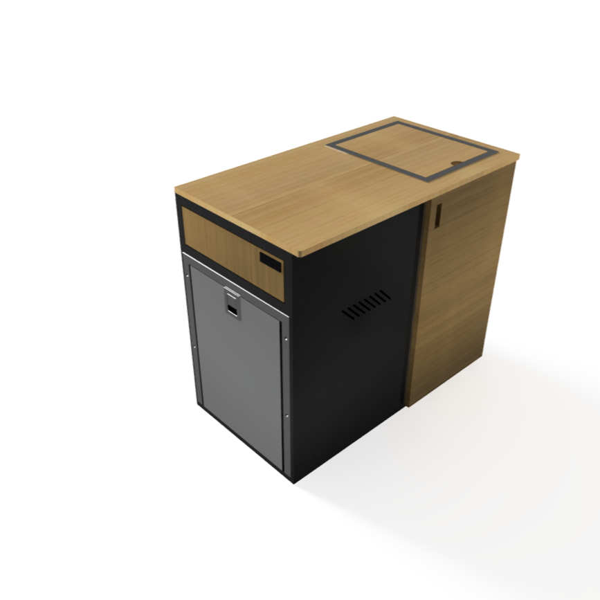 Classic Passenger Side Van Kitchen