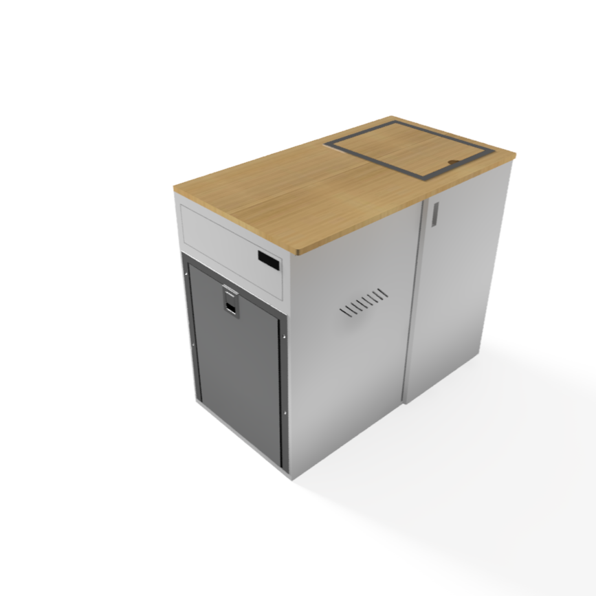 Classic Passenger Side Van Kitchen