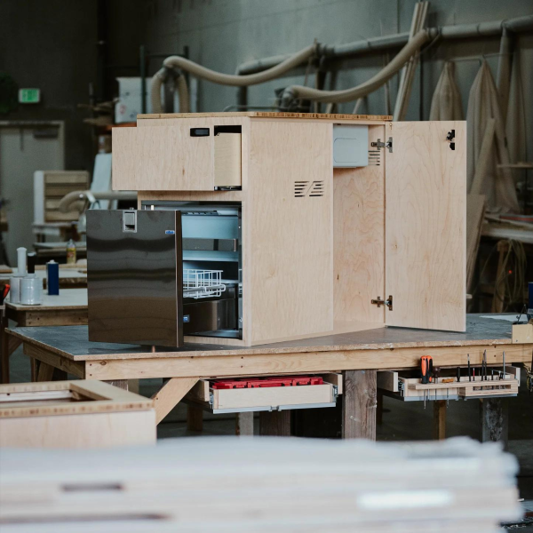 Classic Passenger Side Van Kitchen