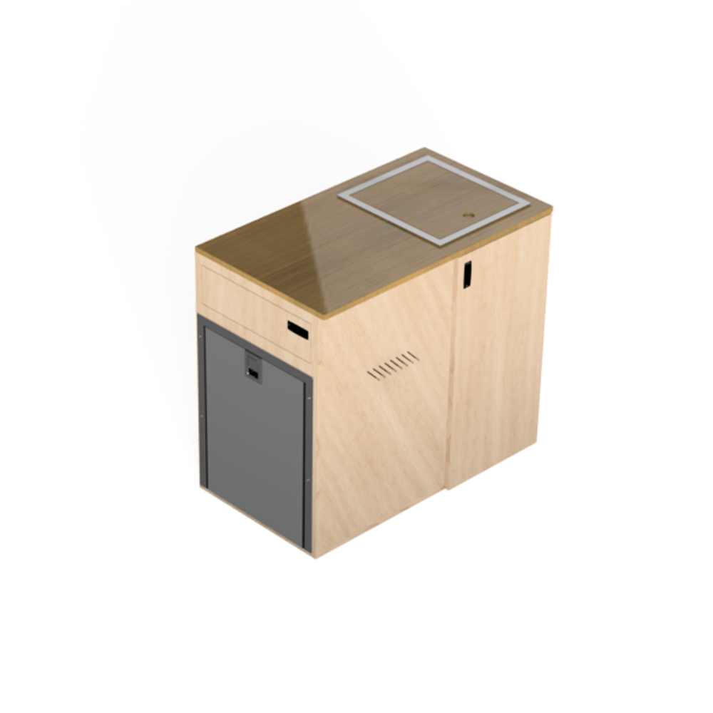 Classic Passenger Side Van Kitchen