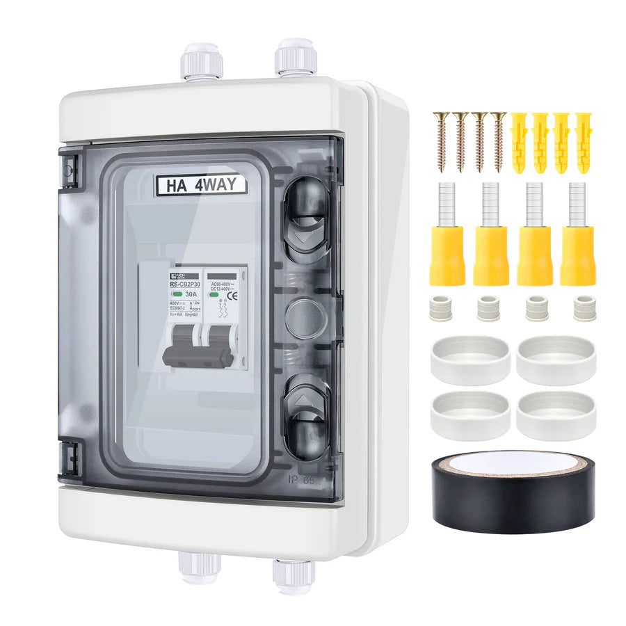 Dual Pole Outdoor Circuit Breaker Box