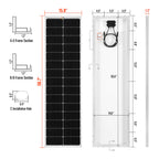 MEGA 100 SLIM | 100 Watt Slim Solar Panel