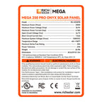 MEGA 250 PRO | 250 Watt 24V Solar Panel