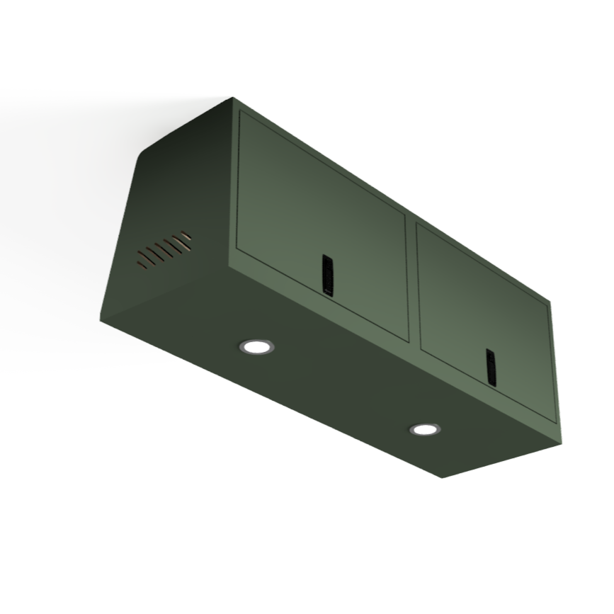 Overhead Van Cabinet | Squared