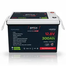 EPOCH - 12V 300Ah Essential Series Battery