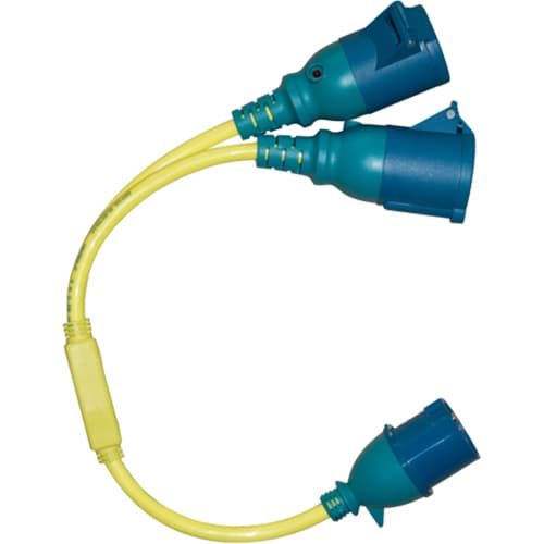 Victron Splitter Cord 16A/250V-CEE plug/2xCEE Coupling [SHP307700240]